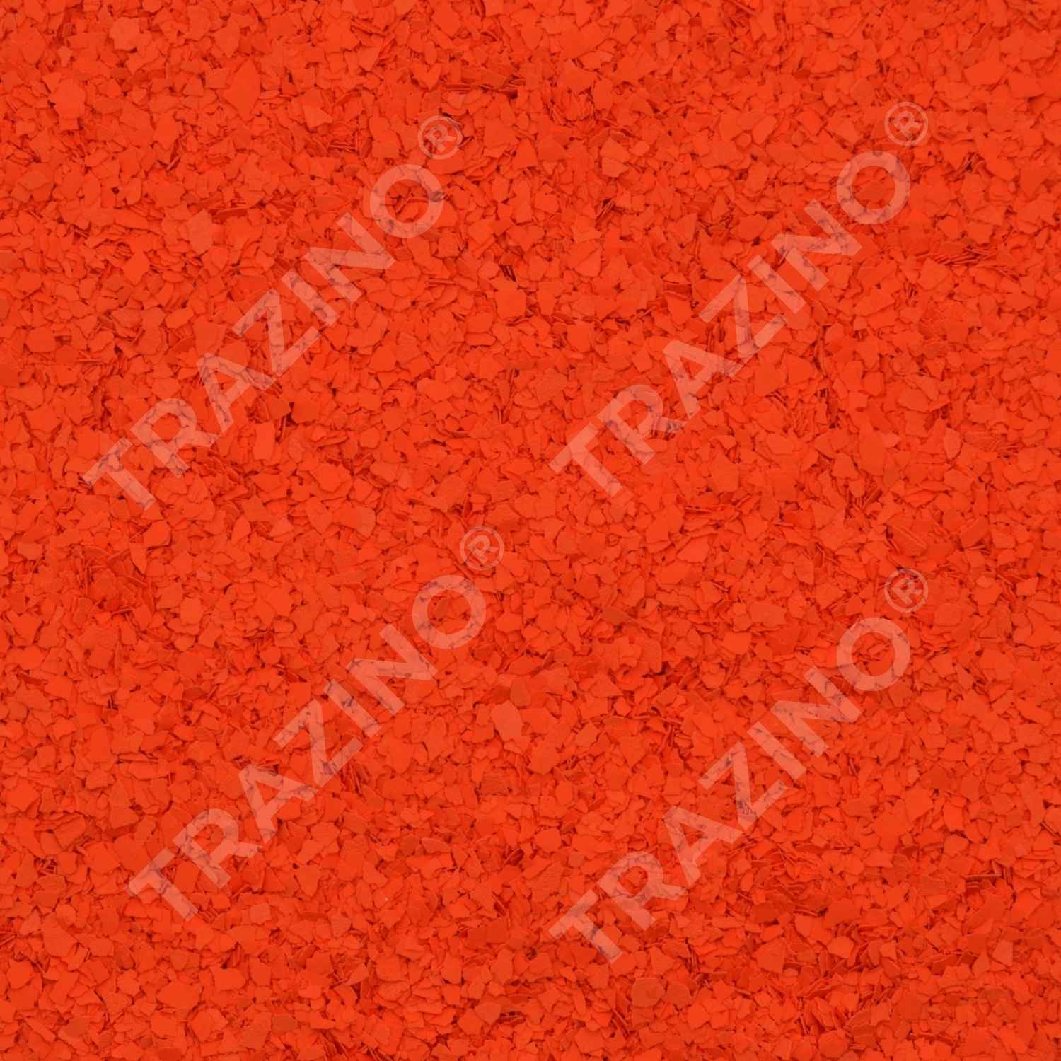 Trazino® Farbchips in Geranienrot zum Einstreuen für Beschichtungen Trazino® Farbchips in Geranienrot zum Einstreuen für Beschichtungen